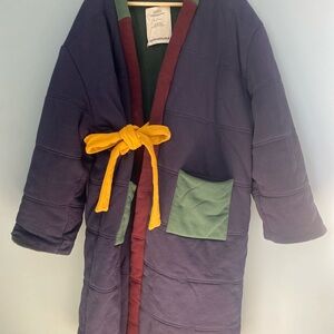 Off Hours Home Coat in Varsity